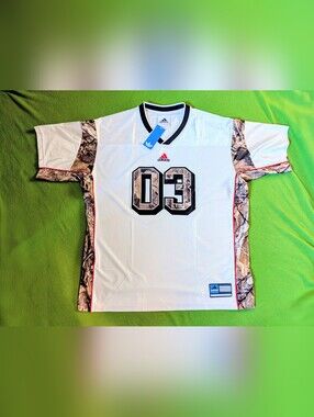 adidas Originals White Camo Jersey Large KD6247